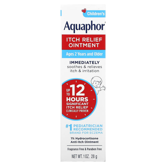 Aquaphor, Children's Itch Relief Ointment, Ages 2 Year and Older (28 g)