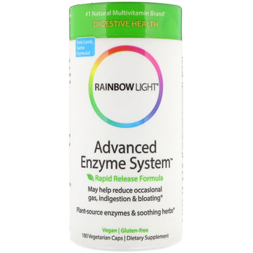 Rainbow Light, Advanced Enzyme System, Rapid Release Formula Vegetarian Caps