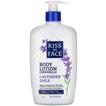 Kiss My Face, Body Lotion, Lavender Shea (473 ml)