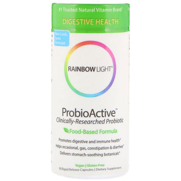 Rainbow Light, Probioactive, Food-Based Formula Rapid Release Capsules