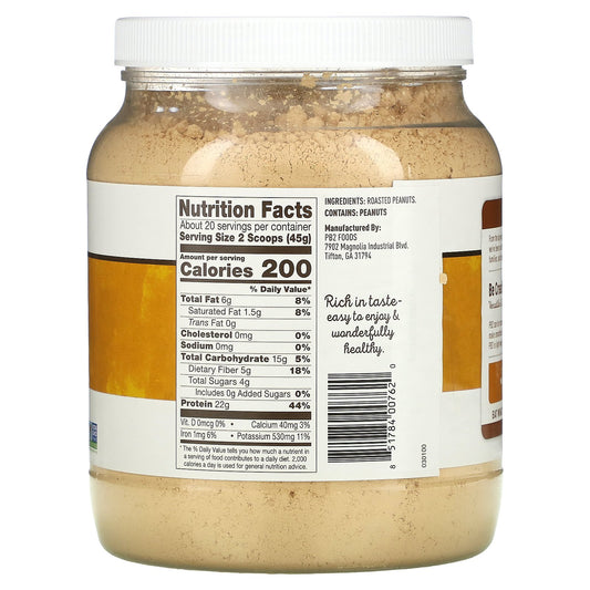 PB2 Foods, Pure Peanut Protein Plant Powder ( 907 g)