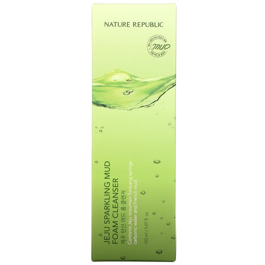 Nature Republic, Jeju Sparkling Mud Foam Cleanser (150 ml)