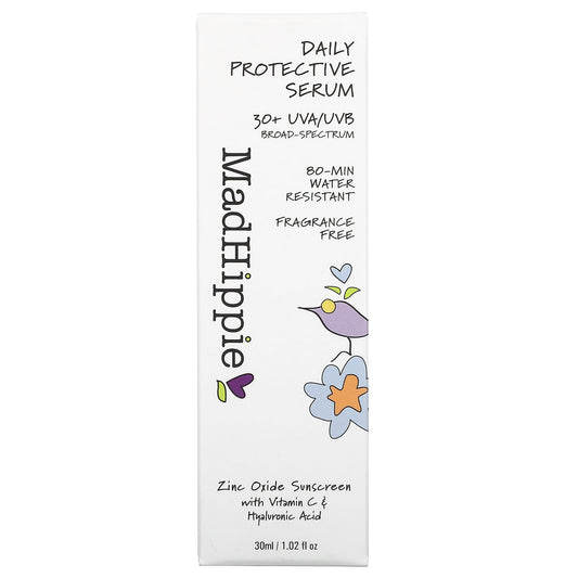 Mad Hippie, Daily Protective Serum, 30+, Fragrance Free (30 ml)