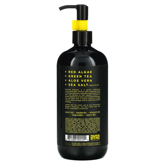 Byrd Hairdo Products, Purifying Shampoo, All Hair Types, Salty Coconut (473 ml)