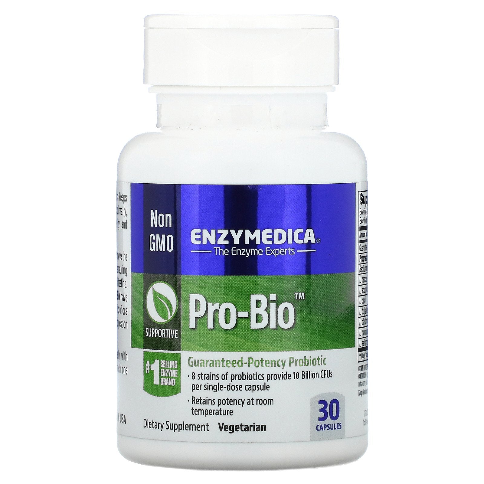 Enzymedica, Pro Bio, Guaranteed Potency Probiotic,Capsules