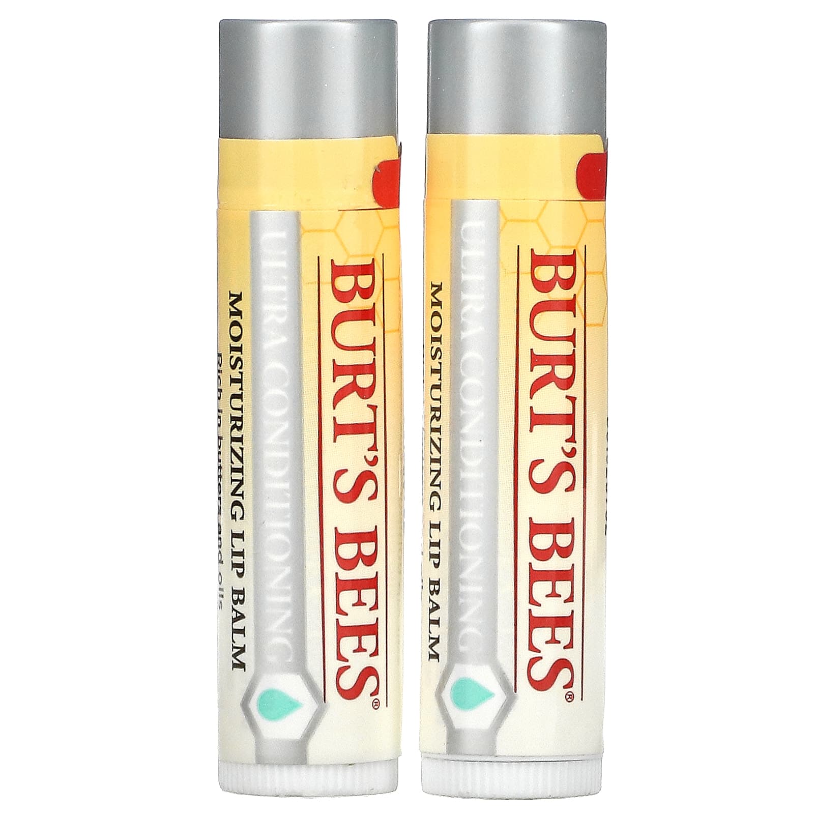 Burt's Bees, Ultra Conditioning Moisturizing Lip Balm, Pack, 0.15 oz (4.25 g) Each