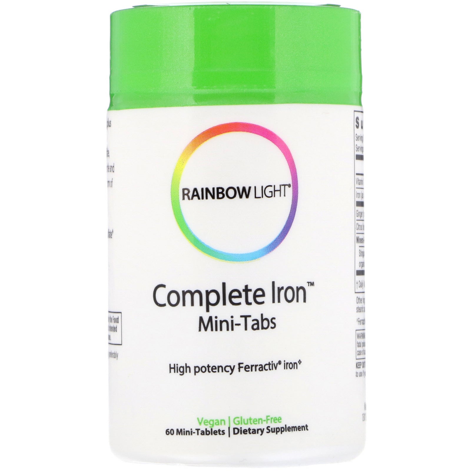 Rainbow Light, Complete Iron, Mini-Tabs