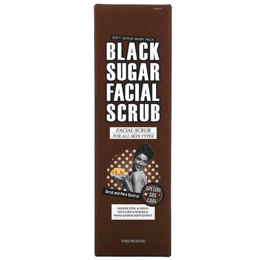 Tosowoong, Black Sugar Facial Scrub(100 ml)