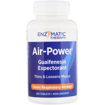 Enzymatic Therapy, Air-Power, Guaifenesin Expectorant,  Tablets