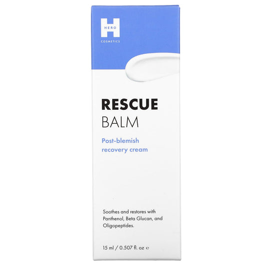 Hero Cosmetics, Rescue Balm, Post Blemish Recovery Cream (15 ml)
