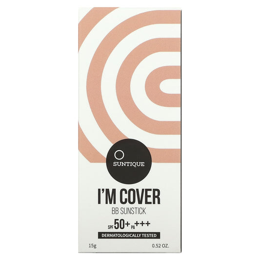 Suntique, I'm Cover, BB Sunstick, SPF 50+ PA+++ (15 g)