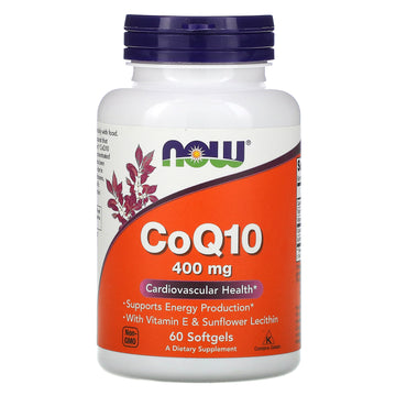 NOW Foods, CoQ10, 400 mg Softgels