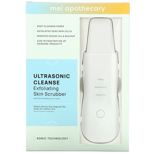 Mei Apothecary, Ultrasonic Cleanse, Exfoliating Skin Scrubber