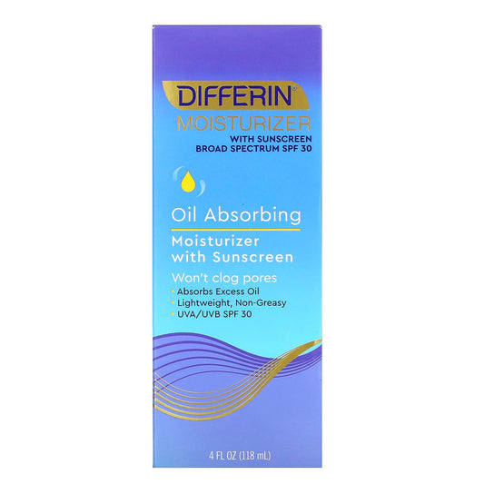 Differin, Oil Absorbing Moisturizer with Sunscreen, SPF 30 (118 ml)
