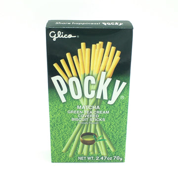 Glico Pocky Matcha Green Tea Cream Covered Biscuit Sticks