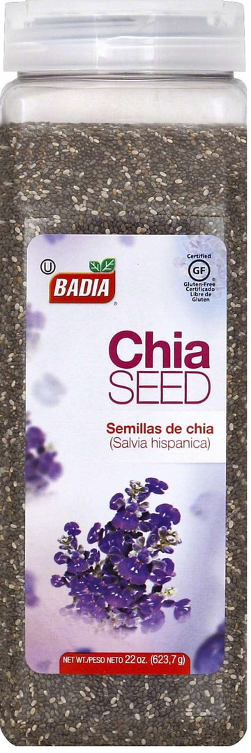 Badia Chia Seed Bottle -- 4 Per Case