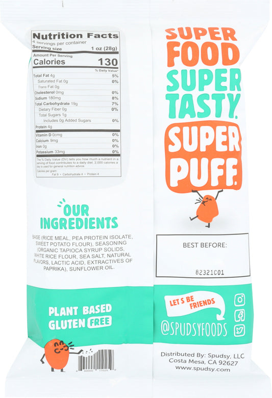 SPUDSY: Puff Sweet Potato Cheddar
