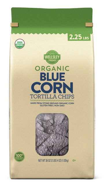 Wellsley Farms Organic Blue Corn Tortilla Chips
