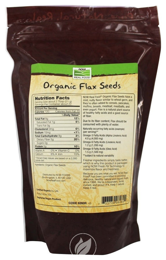 NOW Foods Flax Seed Organic