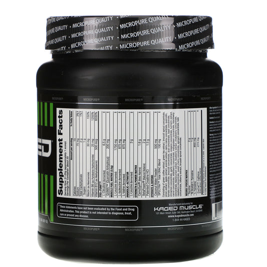 Kaged Muscle, PRE-KAGED, Pre-Workout Primer, Krisp Apple