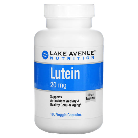 Lake Avenue Nutrition, Lutein, 20 mg, Veggie Softgels