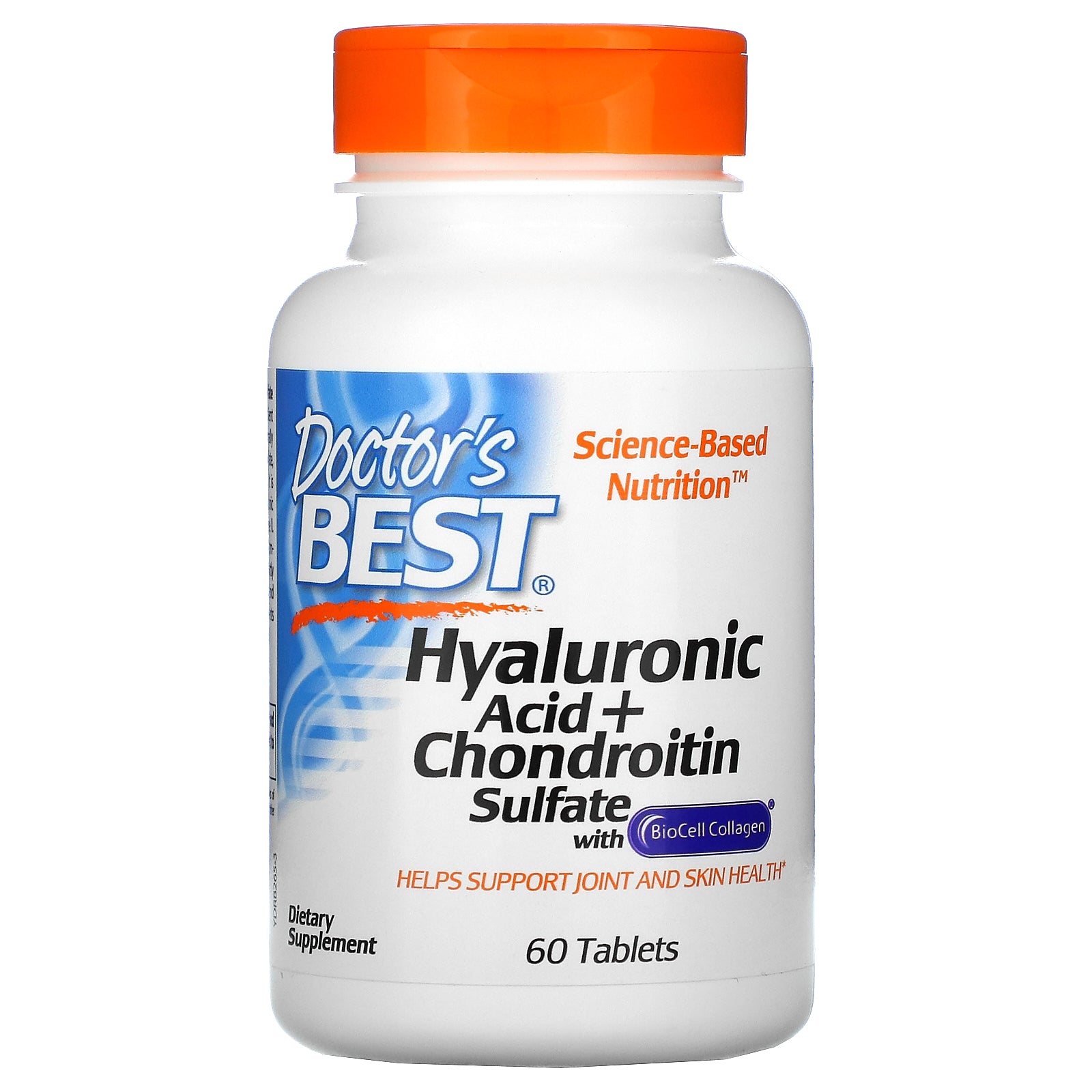 Doctor's Best, Hyaluronic Acid + Chondroitin Sulfate with BioCell Collagen