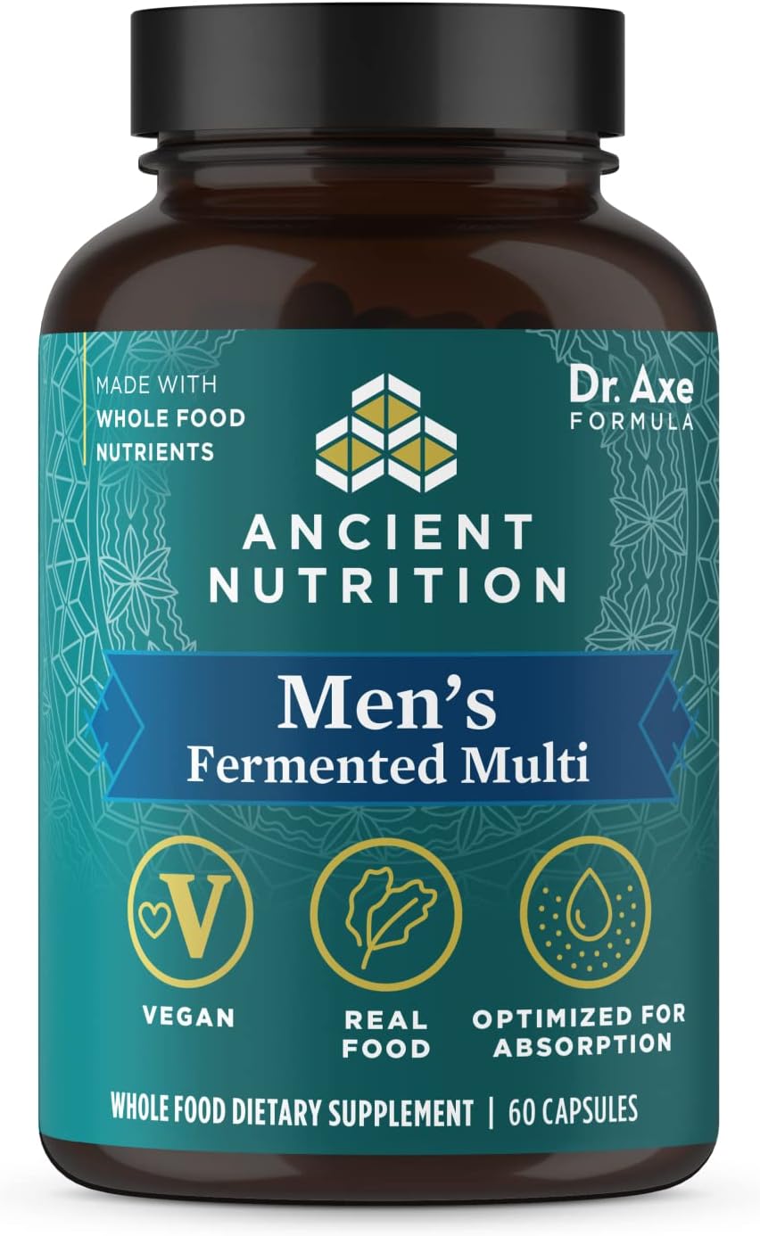 Multivitamin For Men By Ancient Nutrition, Men'S Fermented Multivitami