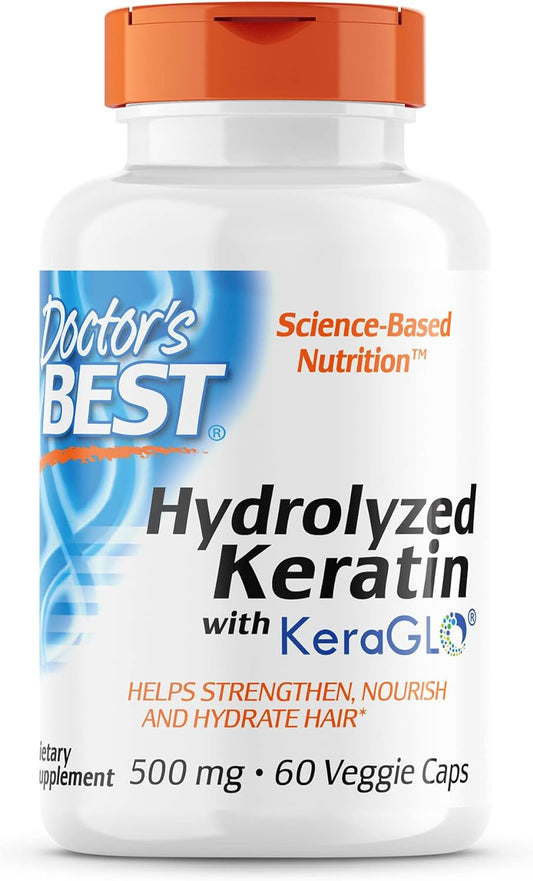 "Doctor's Best Hydrolyzed Keratin Keraglo"