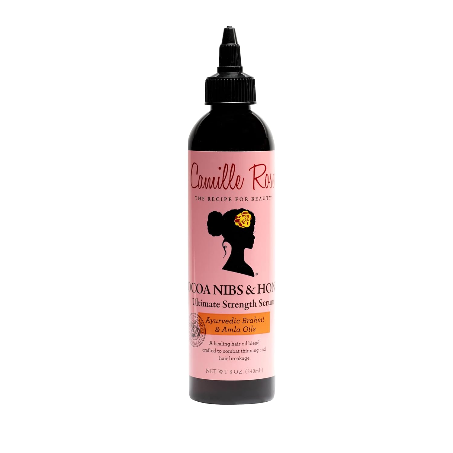 Camille Rose Cocoa Nibs + Cocoa Nibs + Honey Ultimate Strength Serum, 8 oz