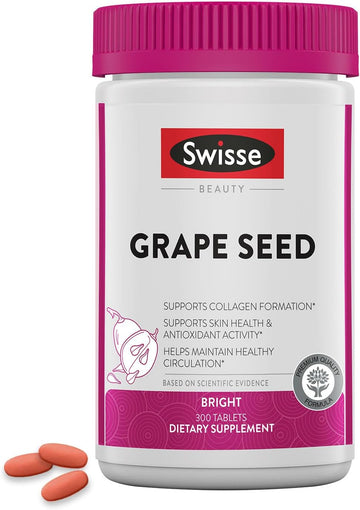 Swisse Grape Seed Extract Capsules Antioxidant Herbal Supplement | Gra
