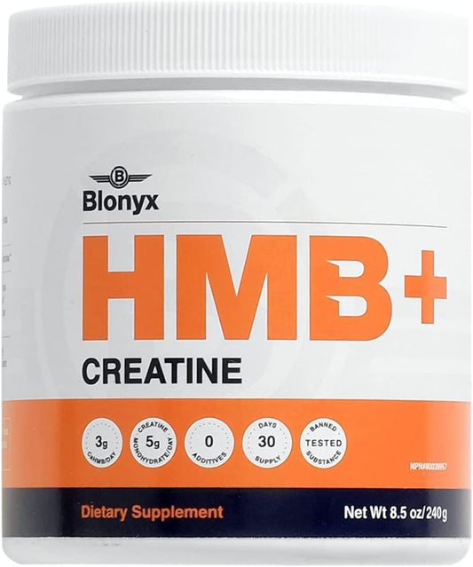 Blonyx Power & Strength Bundle, HMB+ Creatine & Egg White Pr