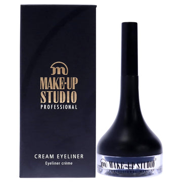 Make-Up Studio Professional Amsterdam Make-Up Cream Eyeliner With Brush - Create A Perfect Smokey Eye - Intense, Deeply Colored - Soft Structure - Easy To Blend - Ideal For On-The-Go - Blue - 0.07