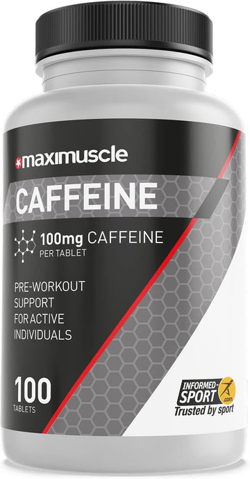 MAXIMUSCLE Caffeine Tablets 100mg 100'S

60 Grams