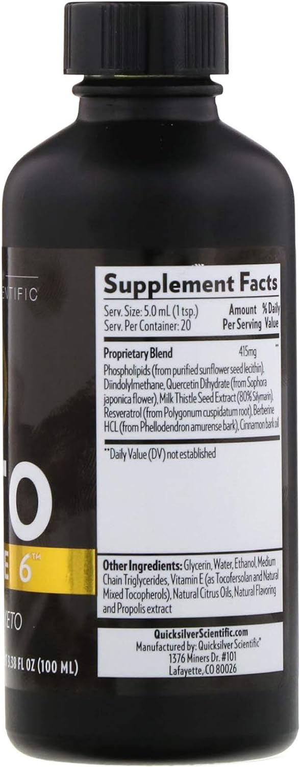 Quicksilver Scientific Keto Before 6 Liquid - Enjoy Carbs While on Ket