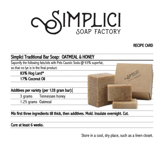 Esupli.com  Simplici Oatmeal & Honey Bar Soap Bulk Box (7 ba