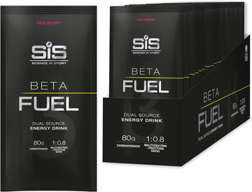 Science in Sport Beta Fuel 80 Dual Source Energy Drink Powder, Red Ber82 Grams