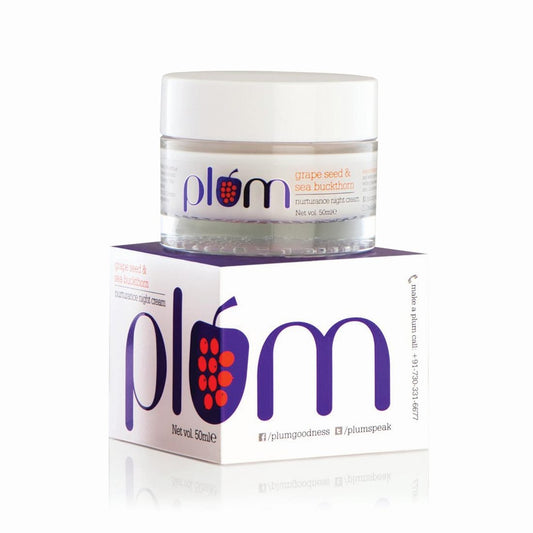 Plum Night Cream, for Normal, Dry & Very Dry Skin, Intense H