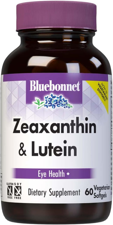 Bluebonnet Nutrition Zeaxanthin Plus Lutein Softgel, Lutein & Zeaxanth