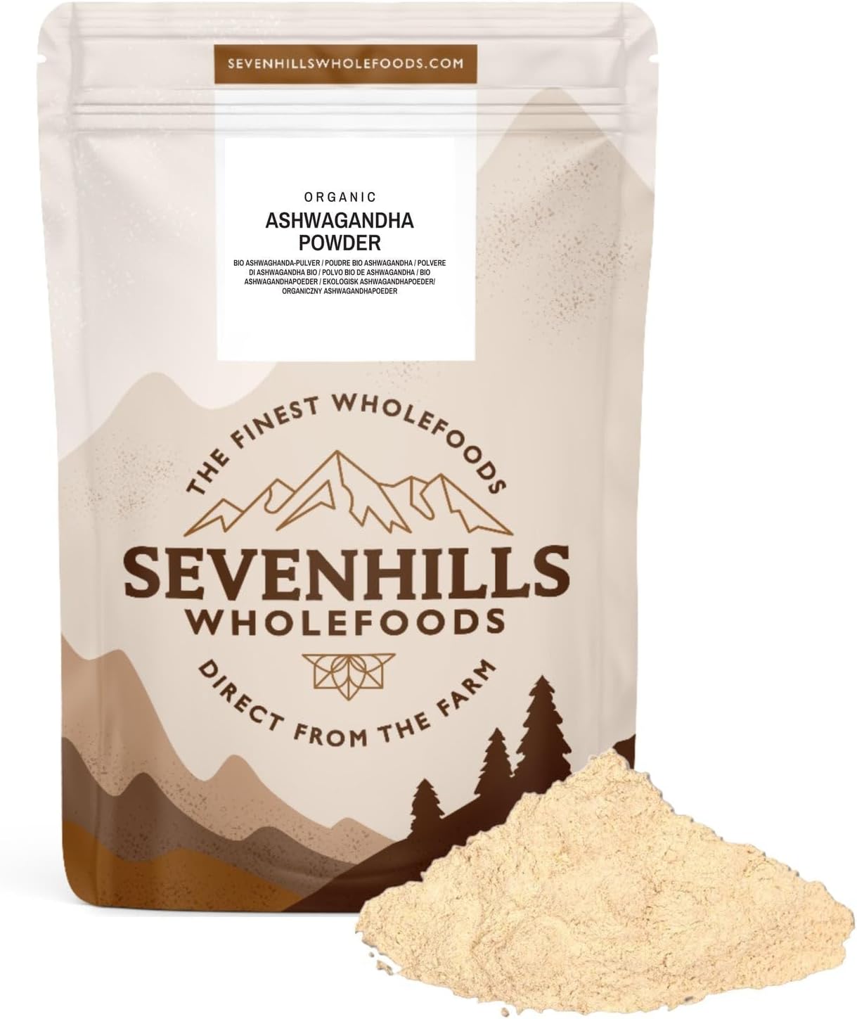 Sevenhills Wholefoods Organic Raw Ashwagandha Powder 500G

Size: 500 G500 Grams