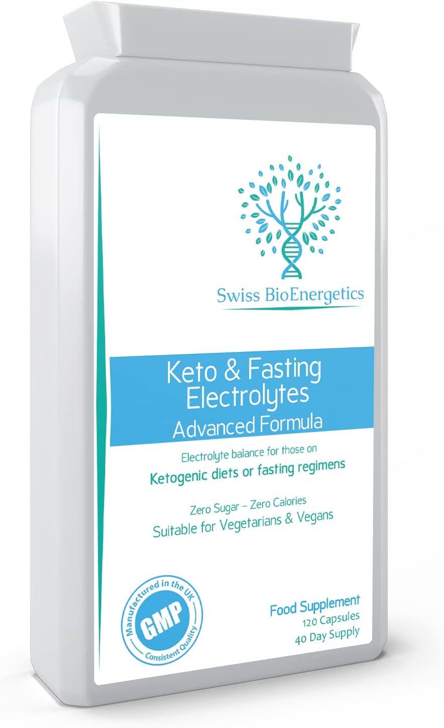 Keto & Fasting Electrolytes - 120 Capsules - Advanced Rapid Rehydratio0.3 Grams