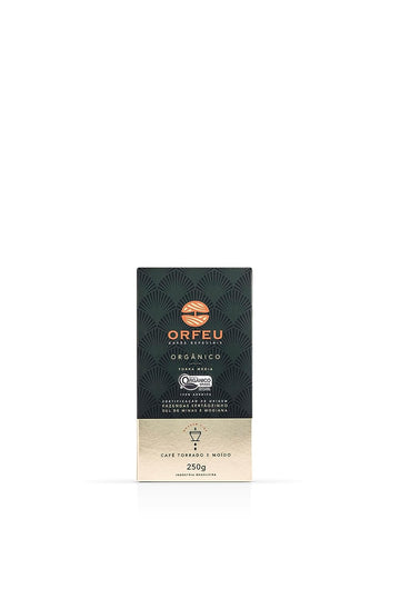 Orfeu Special Coffee Organic Roasted and Ground, 100% arabica, light roast