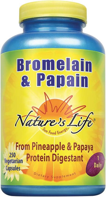 Nature's Life Bromelain & Papain | Proteolytic Enzymes for D