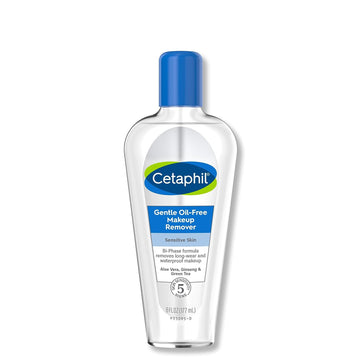 Cetaphil Gentle Waterproof Makeup Remover, Oil-Free Formula Suitable for Sensitive Skin, 6.0 uid