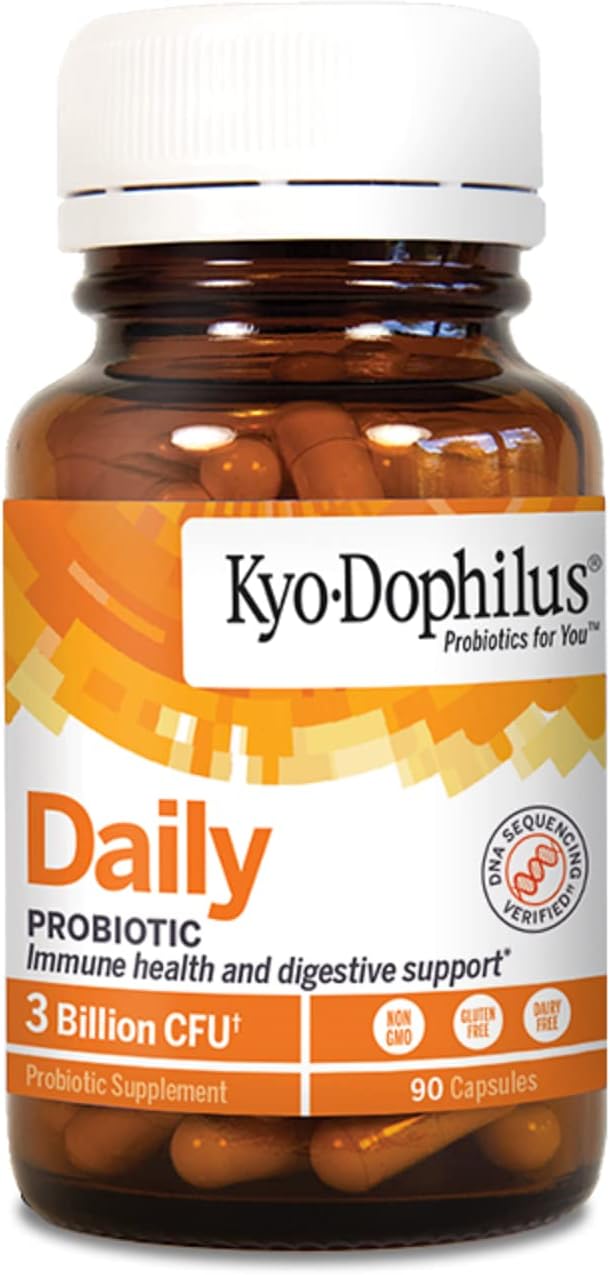 Kyo-Dophilus Daily Probiotic, Immune and Digestive Support*, 90 capsul4.8 Ounces