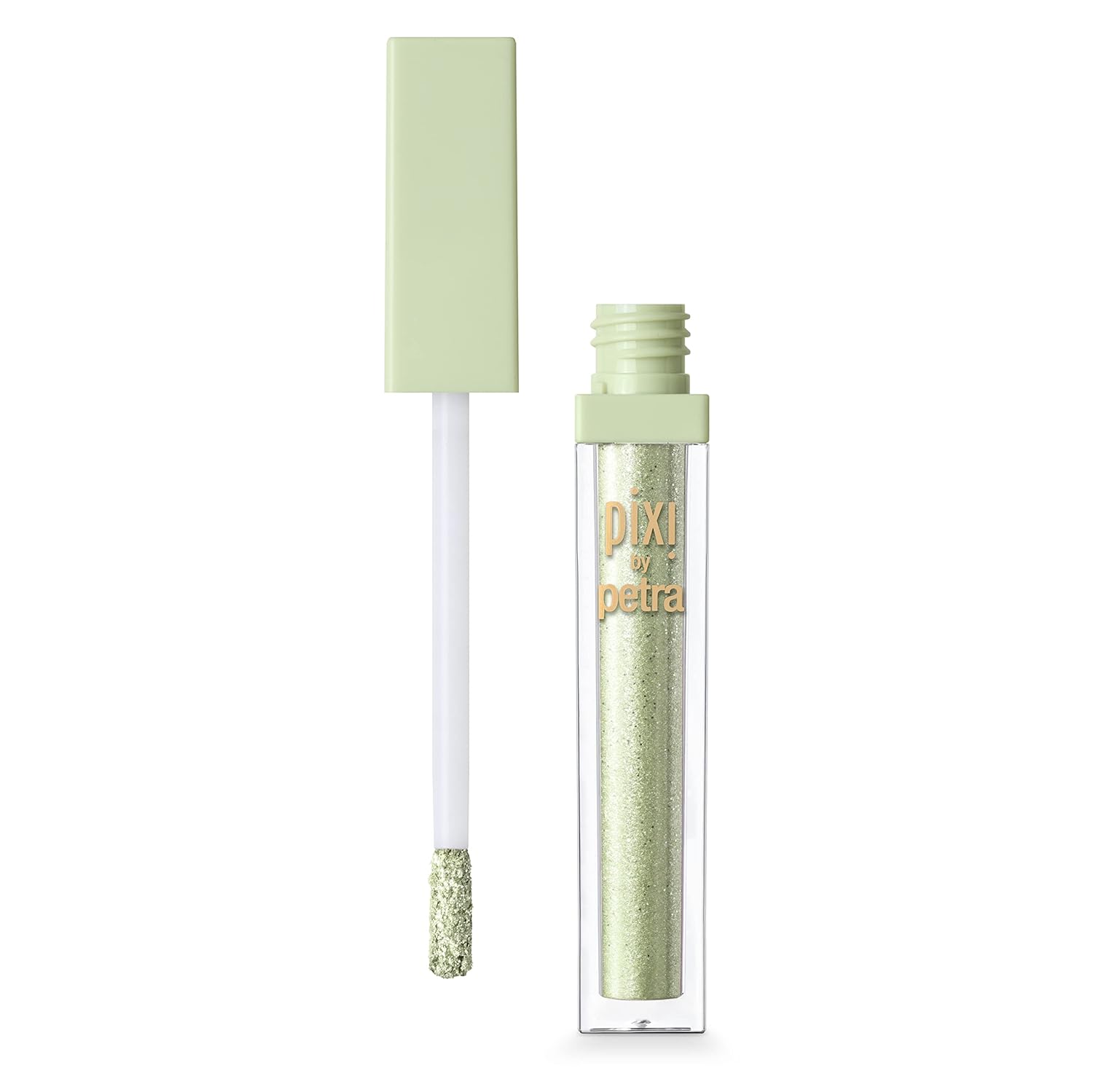 Pixi Beauty Liquid Fairy Lights - PixiGreen 5g| Light Reecting Glitter Eyeshadow | Super Sparkles Eyes For Ethereal Look | 0.18