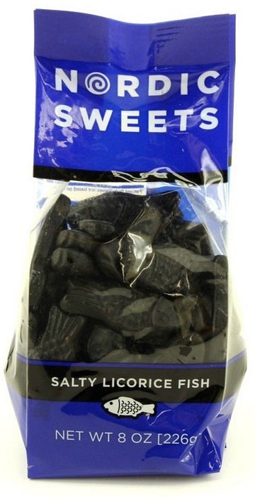 Nordic Sweets Salty Licorice Fish (8 ounce)