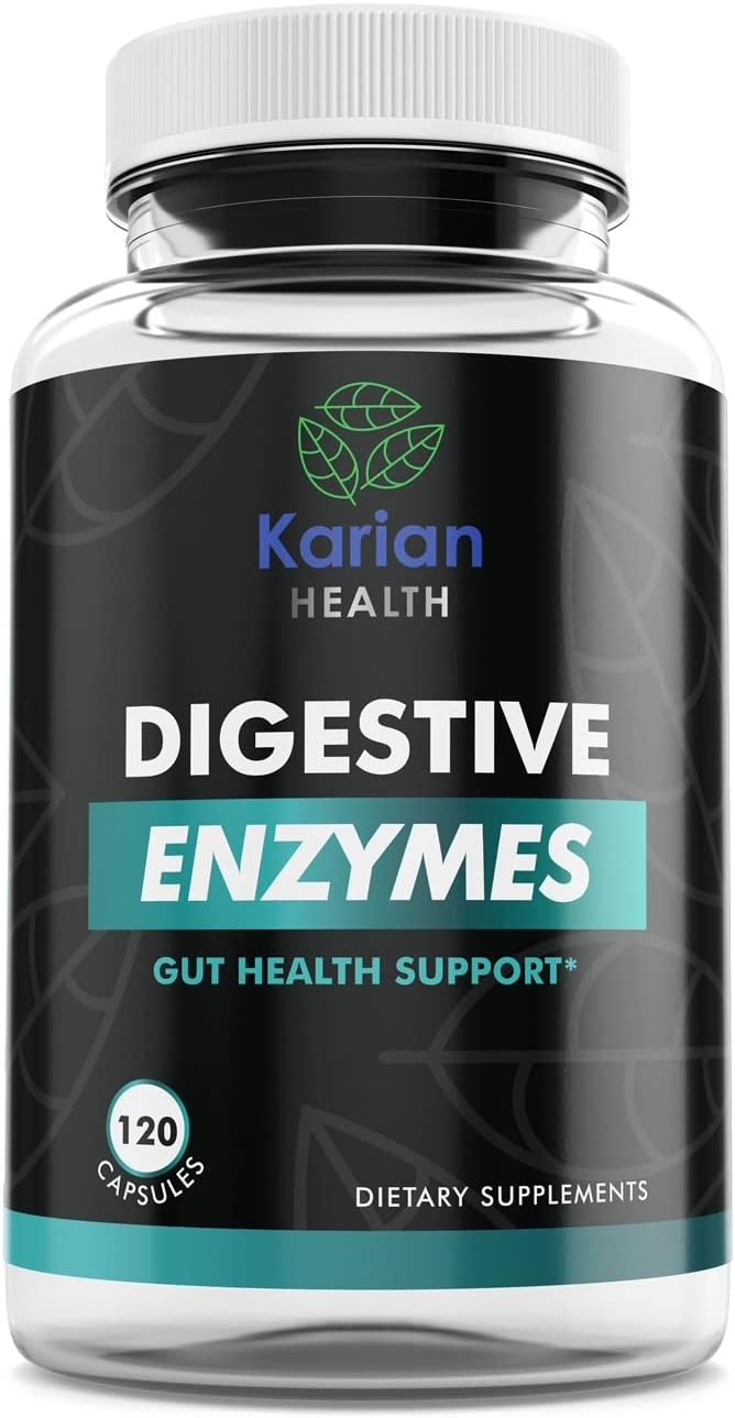 Karian Health Digestive Enzymes Booster For Ultimate Gut Health Suppor3.84 Ounces