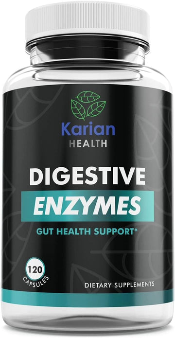 Karian Health Digestive Enzymes Booster for Ultimate Gut Health Suppor3.84 Ounces