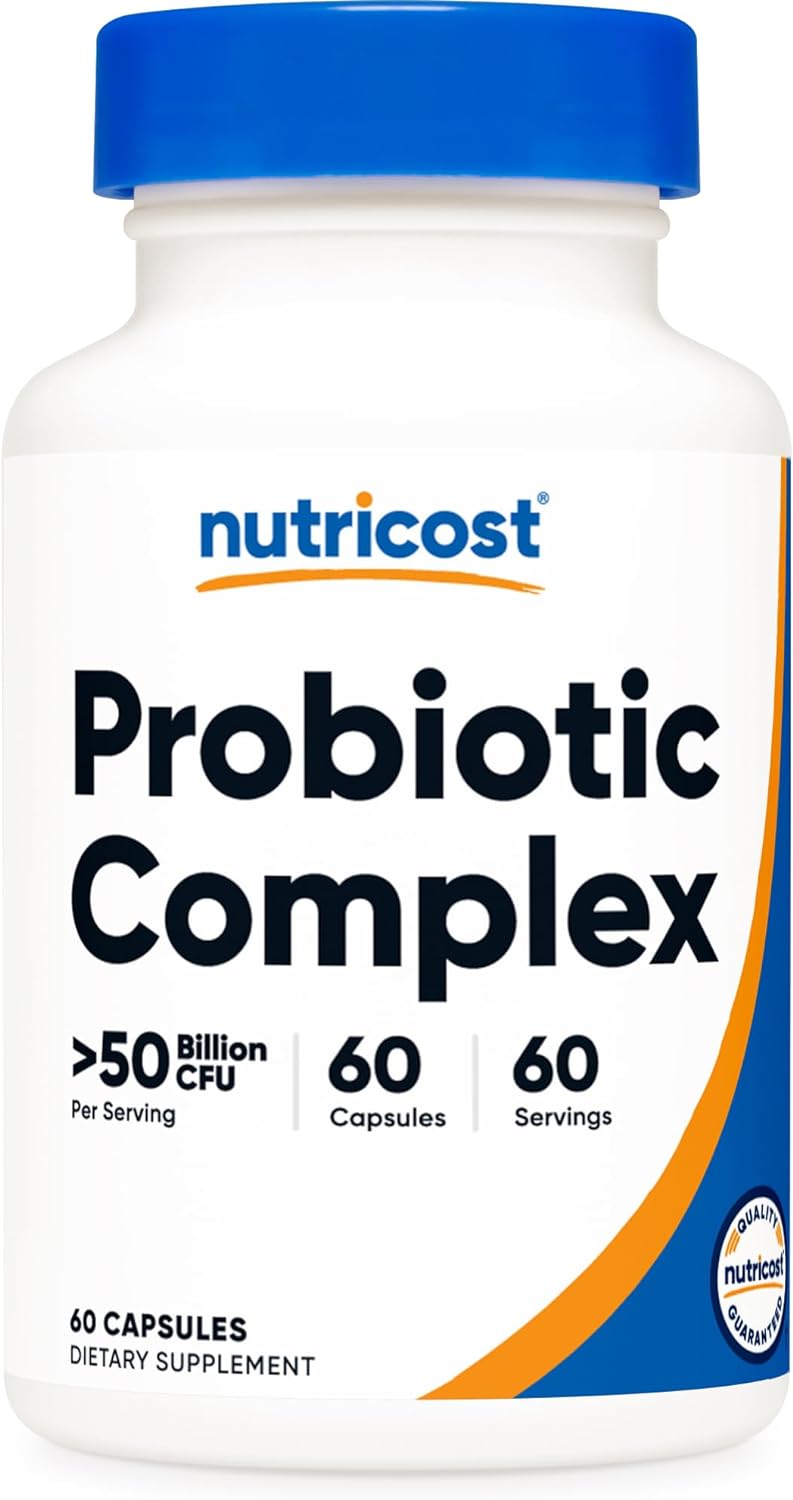 Nutricost Probiotic Complex - 50 Billion CFU, 60 Capsules -