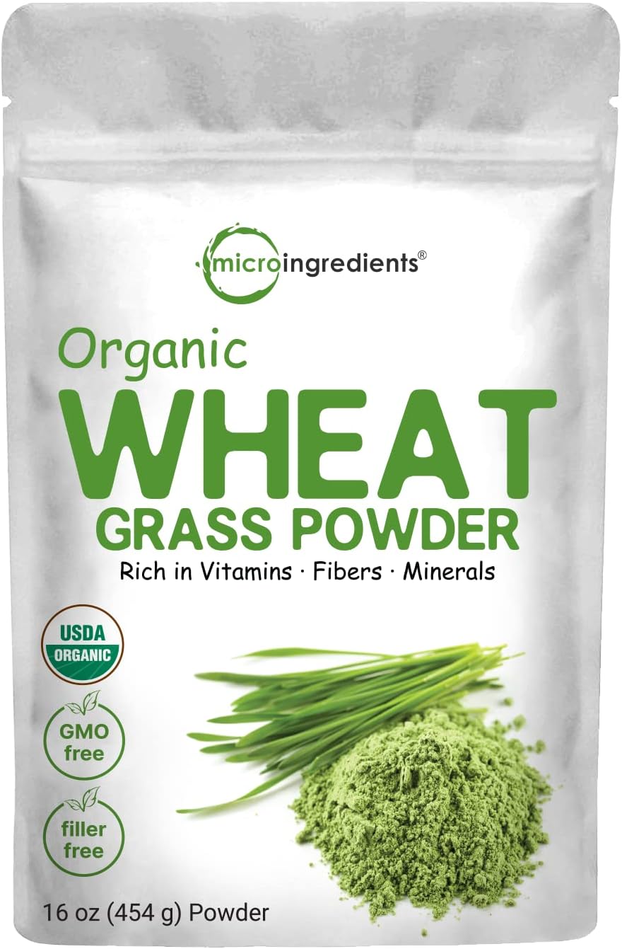 Micro Ingredients Sustainably US Grown, Organic Wheat Grass Powder (10